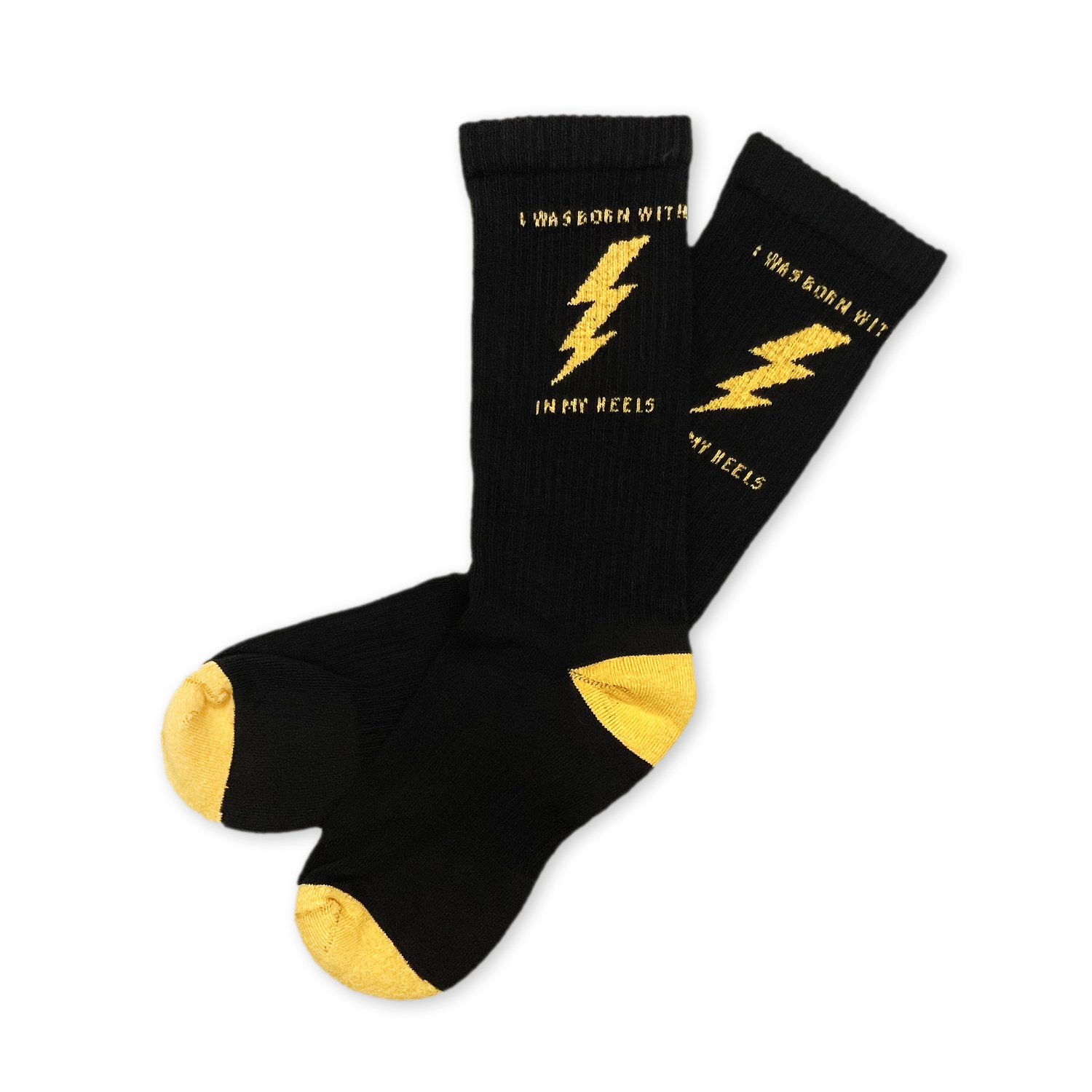 Lightning in My Heels Socks
